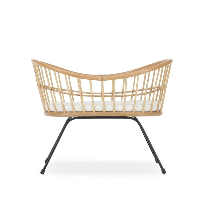 CuddleCo Aria Wave Crib - Rattan - Pramsy