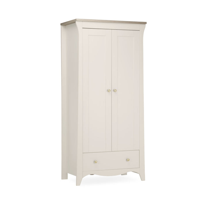 CuddleCo Clara 2 Door Nursery Wardrobe - Cashmere & Ash - Pramsy