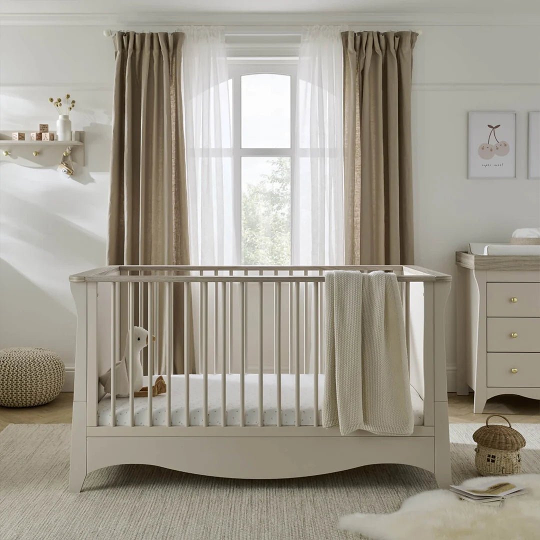 CuddleCo Clara 3 Piece Nursery Furniture Set - Cashmere & Ash - Pramsy