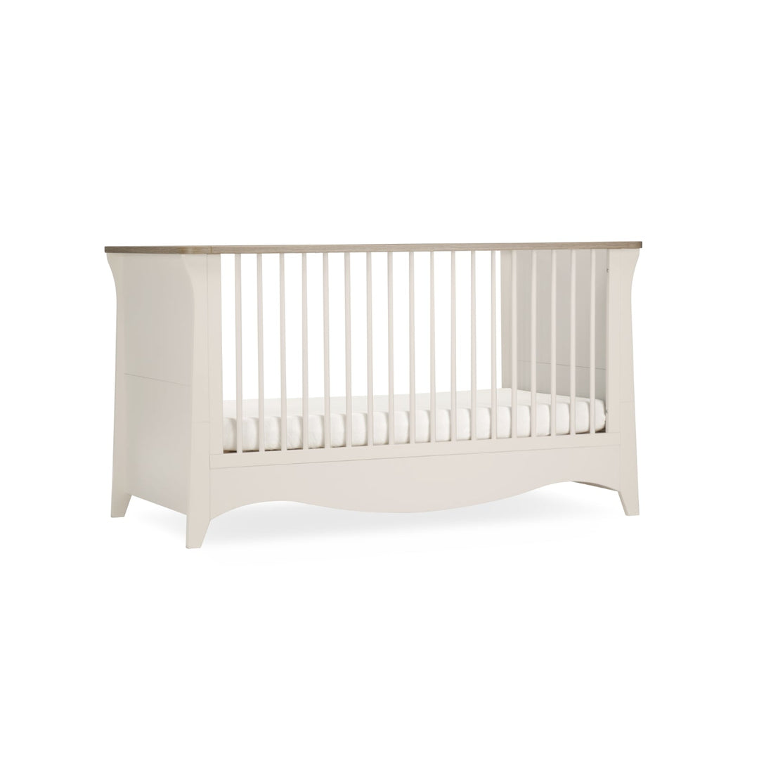 CuddleCo Clara Cot Bed - Cashmere & Ash - Pramsy