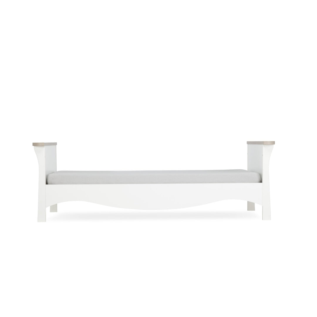 CuddleCo Clara Cot Bed - White & Ash - Pramsy