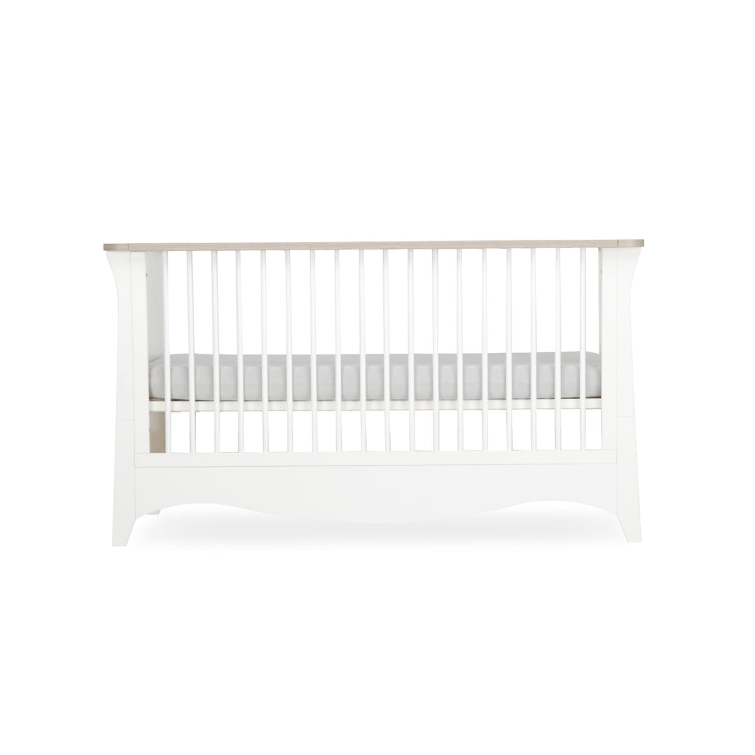 CuddleCo Clara Cot Bed - White & Ash - Pramsy