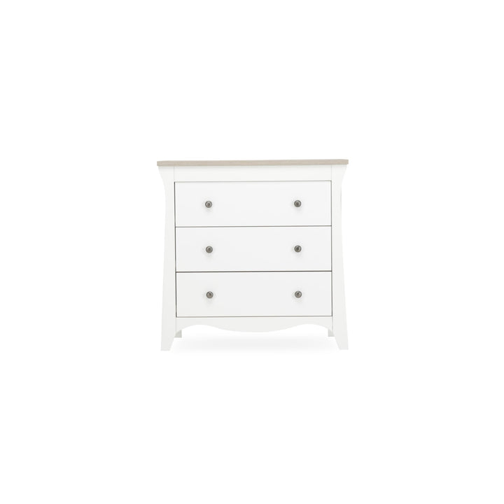 CuddleCo Clara Dresser Changer - White & Ash - Pramsy