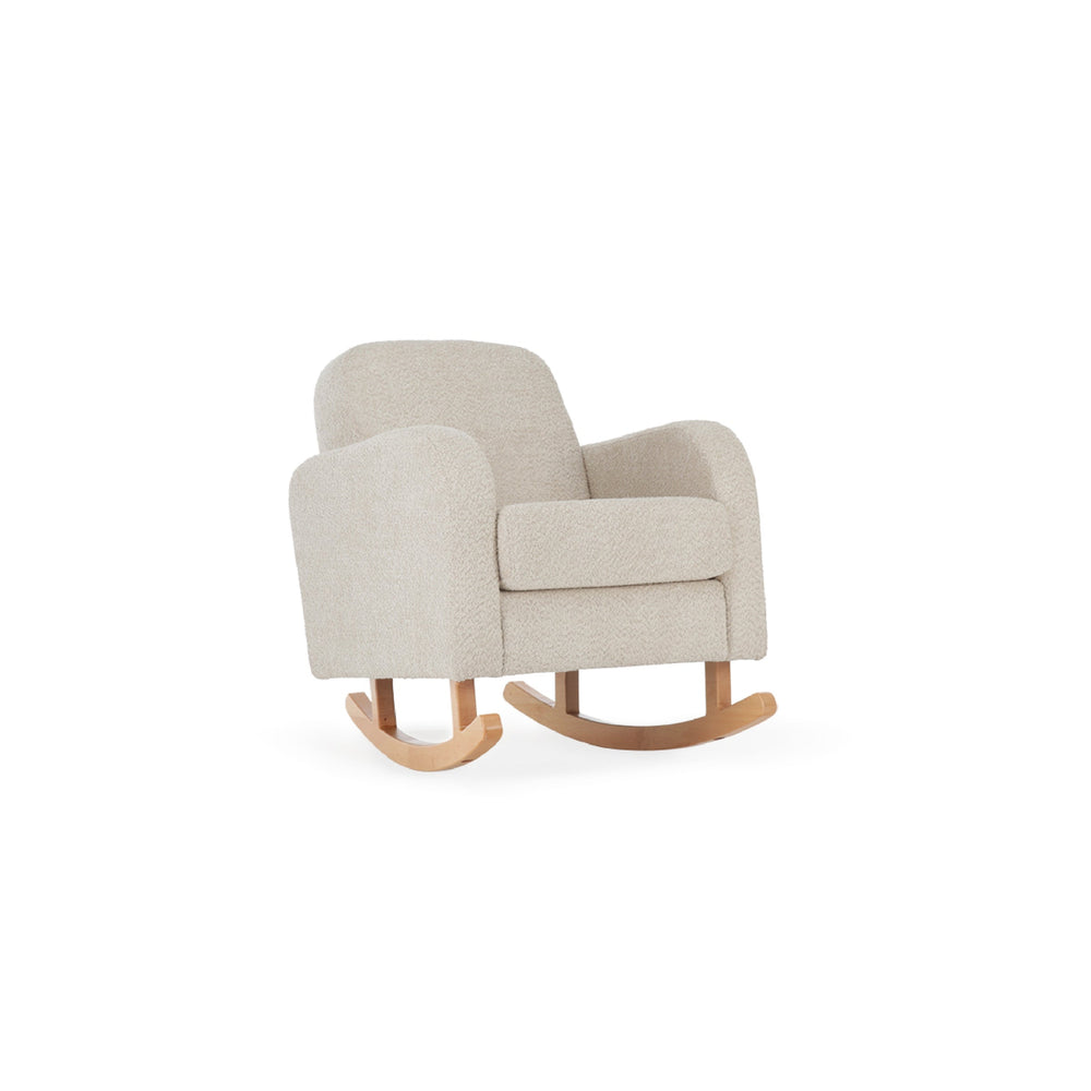 CuddleCo Etta Boucle Nursing Chair - Mushroom - Pramsy