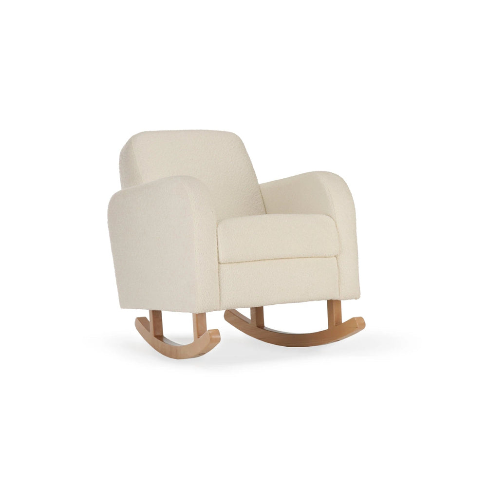 CuddleCo Etta Boucle Nursing Chair - Off White - Pramsy