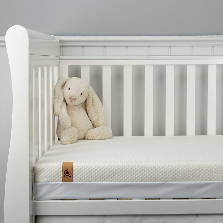 CuddleCo Harmony Hypo - Allergenic Bamboo Sprung Cot Bed Mattress 140 x 70cm - Pramsy