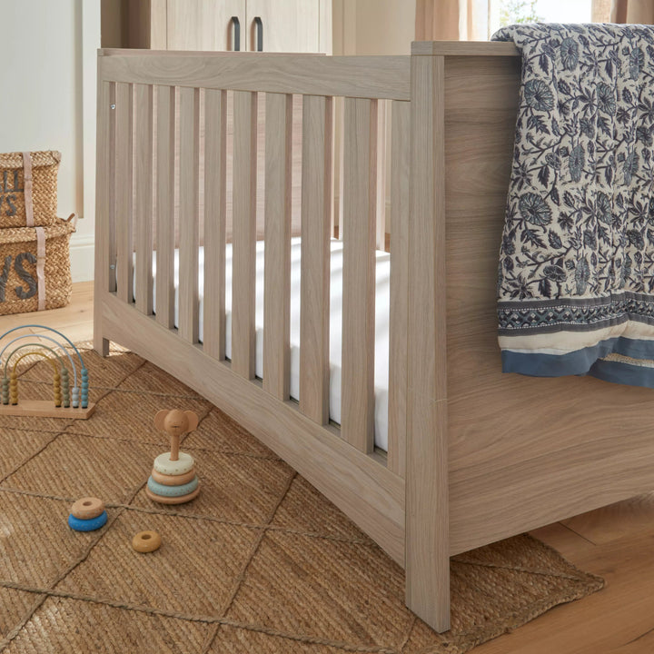 CuddleCo Isla Cot Bed - Ash - Pramsy