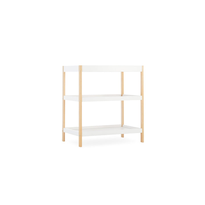 CuddleCo Nola Changing Table - White & Natural - Pramsy