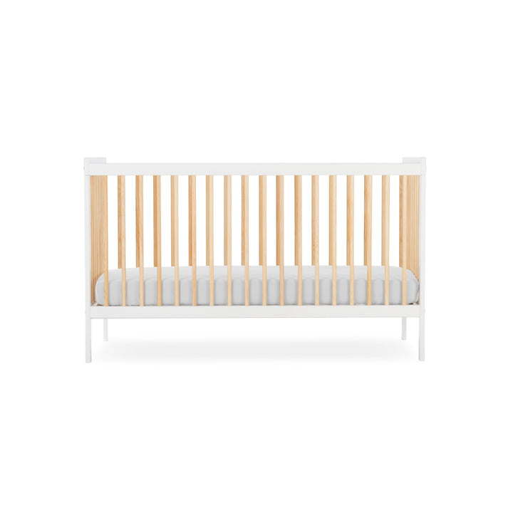 CuddleCo Nola Cot Bed - White/Natural - Pramsy