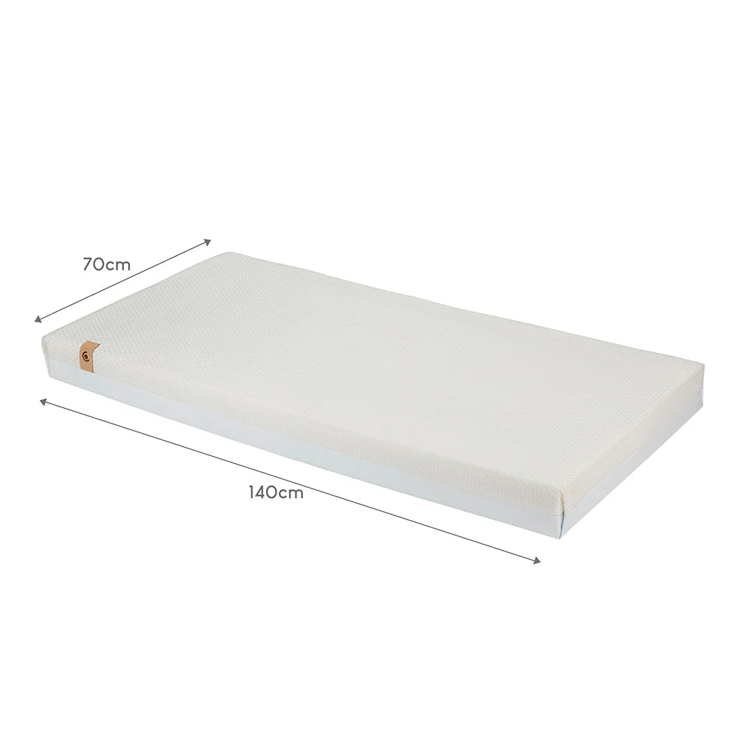 CuddleCo Signature Hypo - Allergenic Bamboo Pocket Sprung Cot Bed Mattress 140 x 70cm - Pramsy