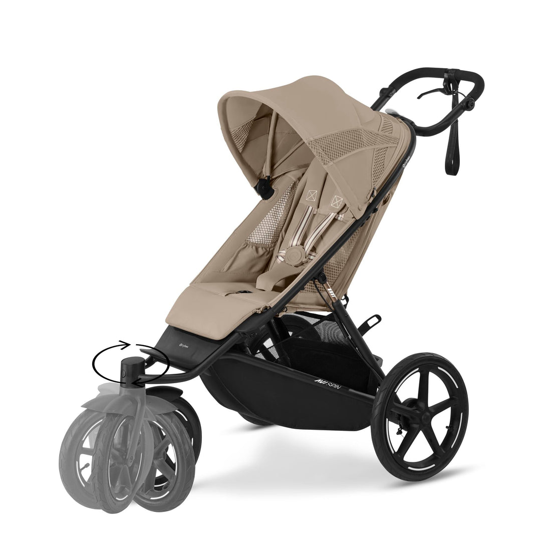 CYBEX Avi Spin Stroller - Almond Beige - Pramsy