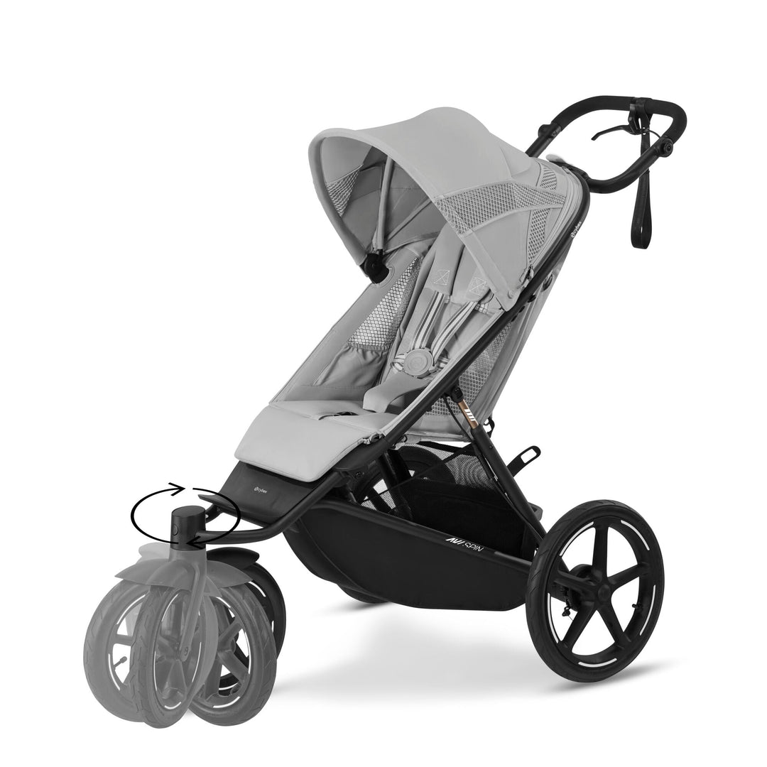 CYBEX Avi Spin Stroller - Fog Grey - Pramsy