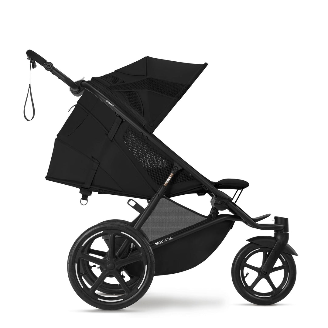 CYBEX Avi Spin Stroller - Moon Black - Pramsy