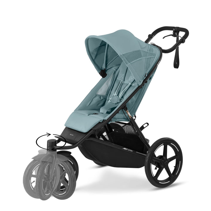 CYBEX Avi Spin Stroller - Stormy Blue - Pramsy