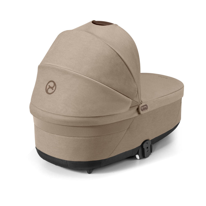 CYBEX Balios S Lux Pushchair with Cot S Lux Carrycot - Almond Beige - Pramsy