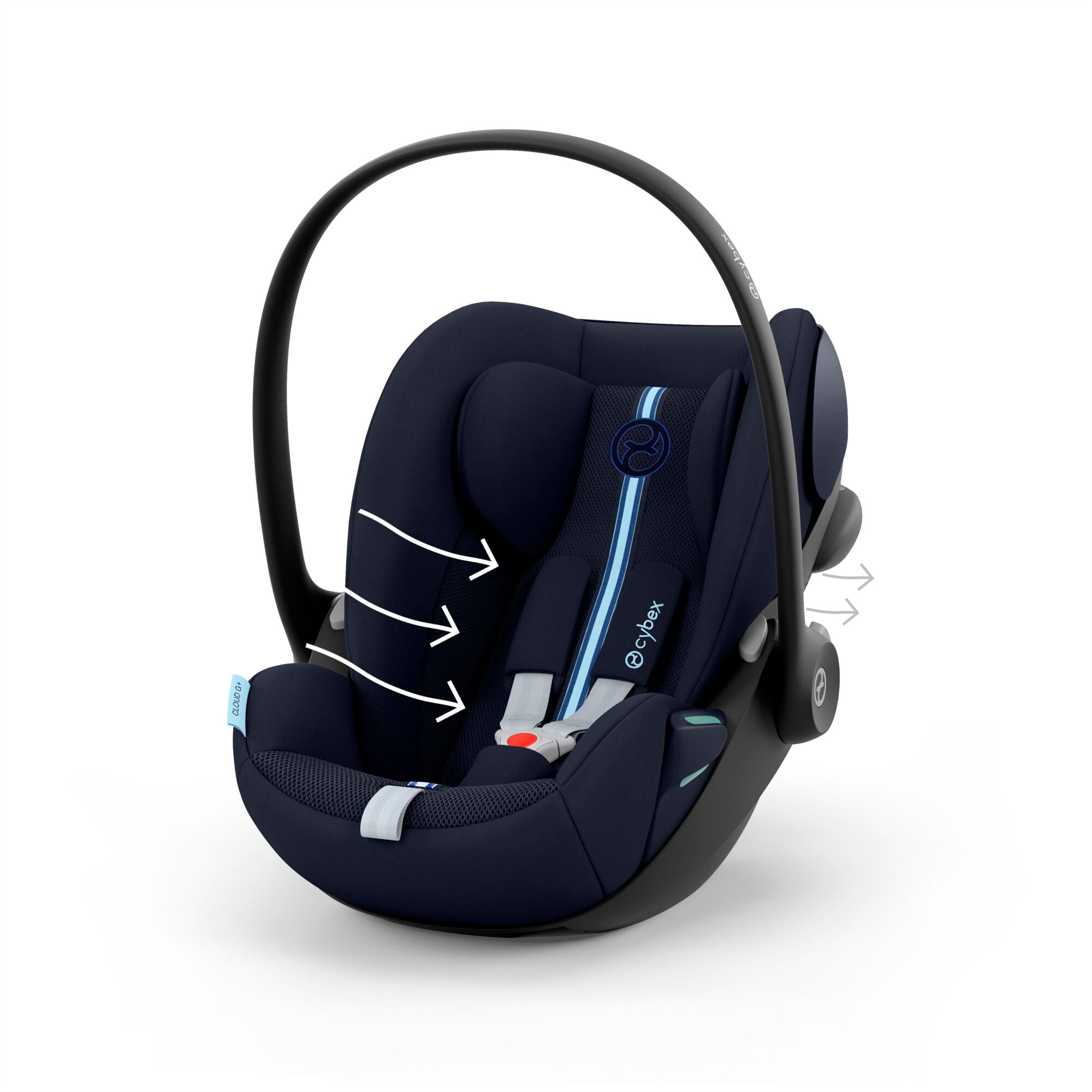 【美品】cybex cloud g i-size CYBEX CLOUD G I-SIZE PLUS Car Seat - Stone Grey – Bambinista