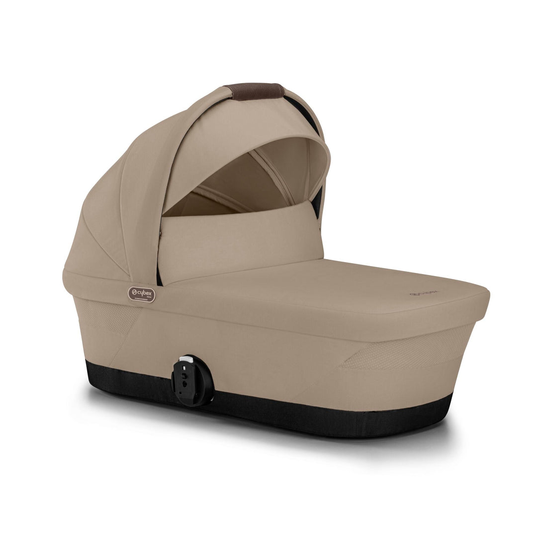 CYBEX e - Gazelle S + Cloud G i - Size Car Seat Premium Bundle - Almond Beige - Pramsy