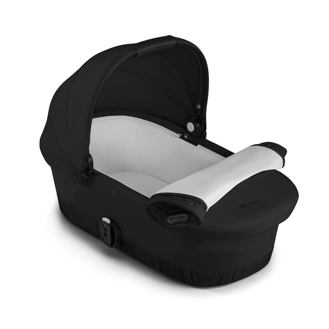 CYBEX e - Gazelle S + Cloud G i - Size Car Seat Premium Bundle - Moon Black - Pramsy