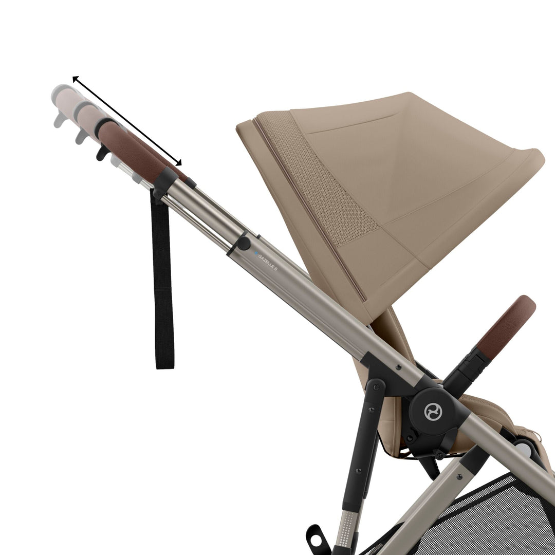 CYBEX e - Gazelle S Pushchair Essential Bundle - Almond Beige - Pramsy