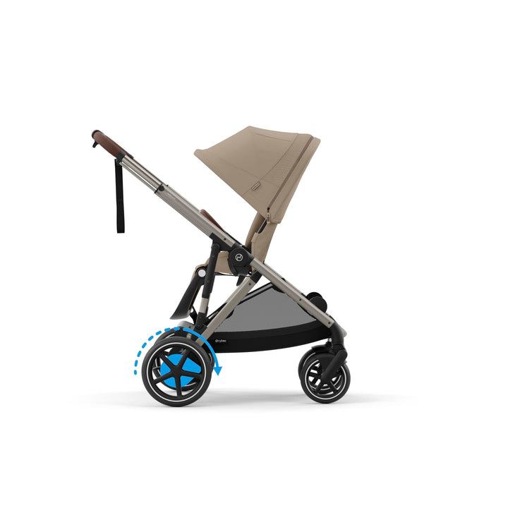 CYBEX e - Gazelle S Pushchair Essential Bundle - Almond Beige - Pramsy