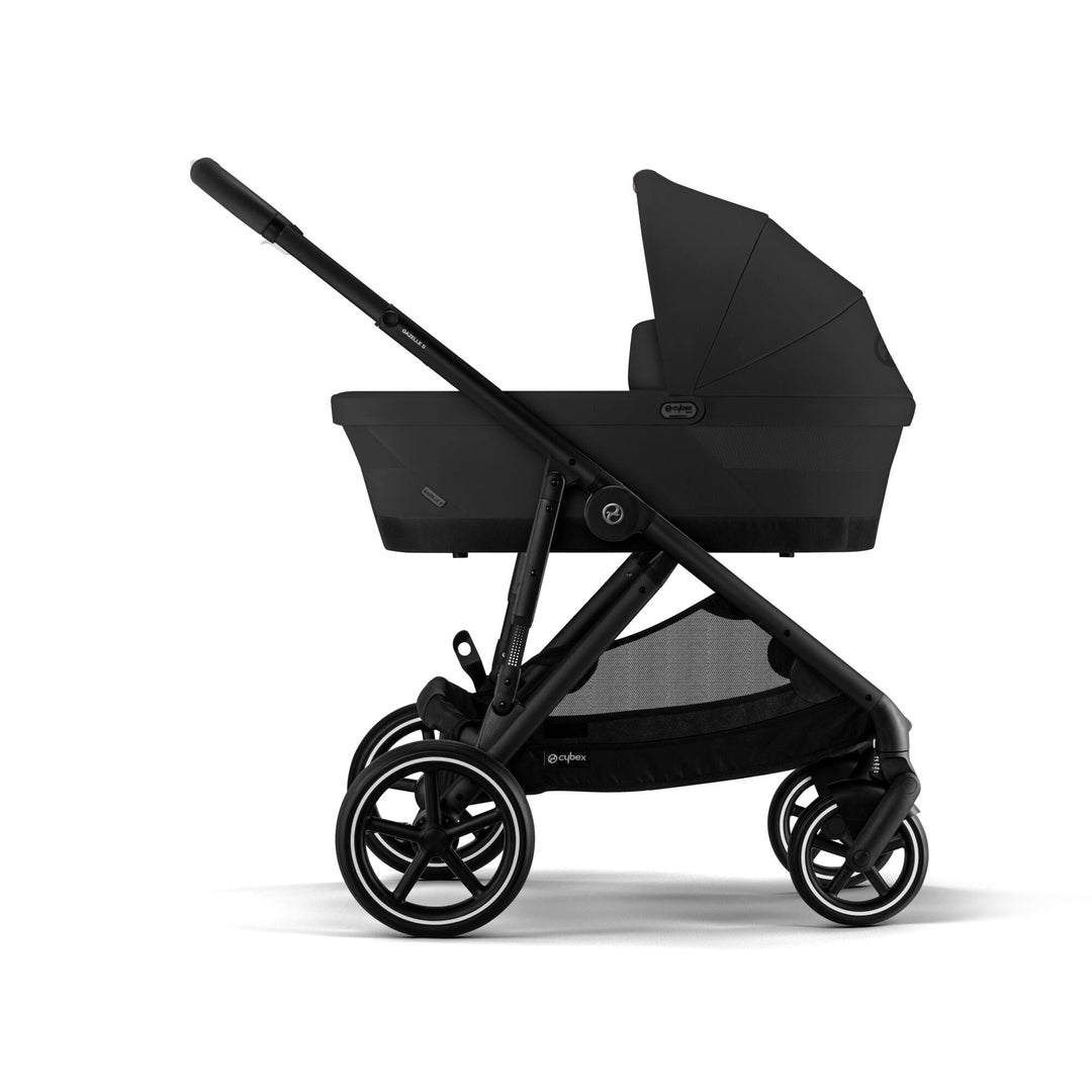 CYBEX e - Gazelle S Pushchair Essential Bundle - Moon Black - Pramsy