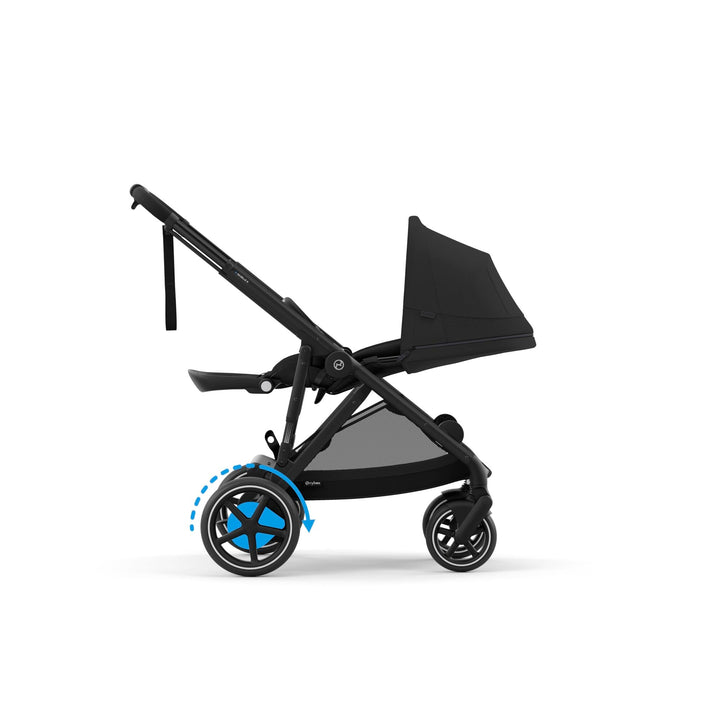 CYBEX e - Gazelle S Pushchair Essential Bundle - Moon Black - Pramsy