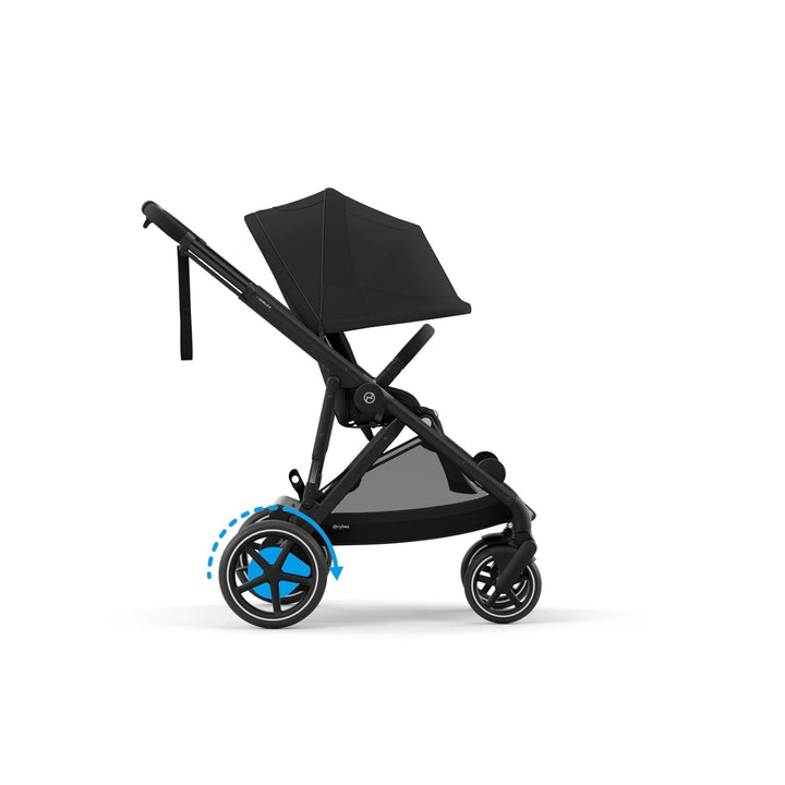 CYBEX e - Gazelle S Pushchair Essential Bundle - Moon Black - Pramsy