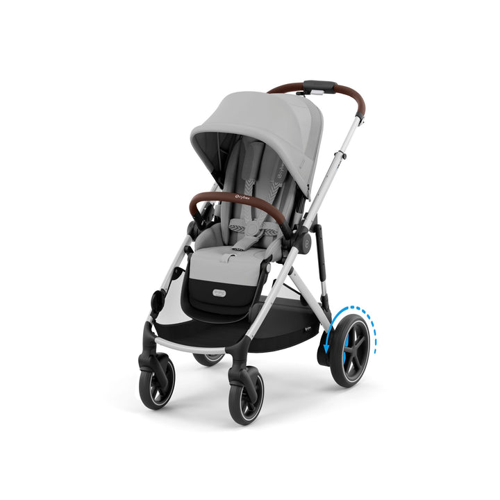 CYBEX e - Gazelle S Pushchair/Double - Stone Grey - New 2024 - Pramsy