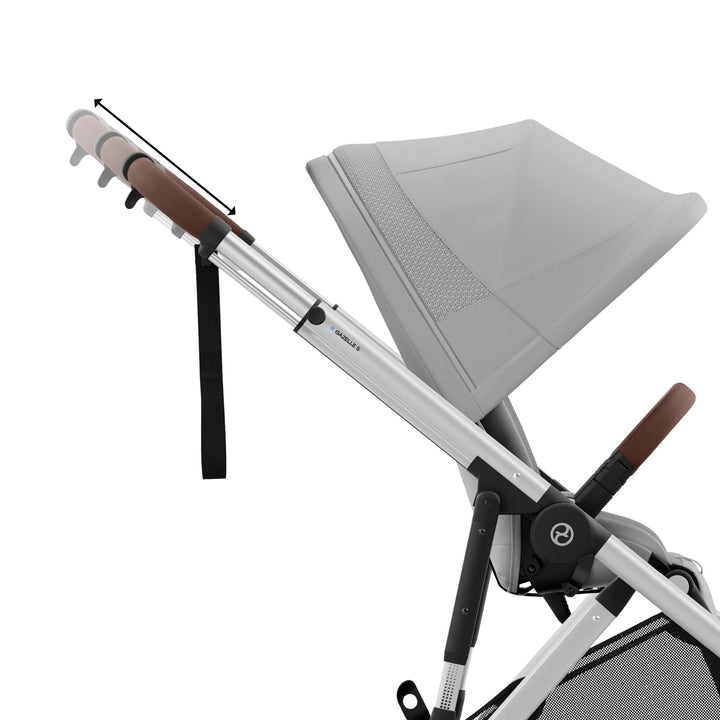 CYBEX e - Gazelle S Pushchair/Double - Stone Grey - New 2024 - Pramsy