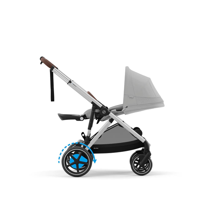 CYBEX e - Gazelle S Pushchair/Double - Stone Grey - New 2024 - Pramsy