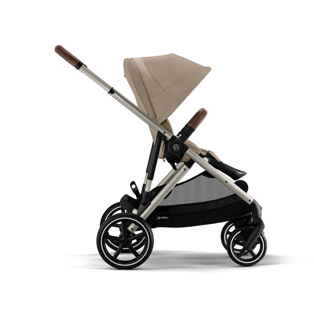 CYBEX Gazelle S Double Pushchair - Almond Beige - Pramsy