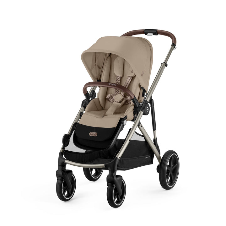 CYBEX Gazelle S Double Pushchair - Almond Beige - Pramsy