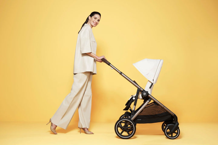 CYBEX Gazelle S Double Pushchair - Almond Beige - Pramsy