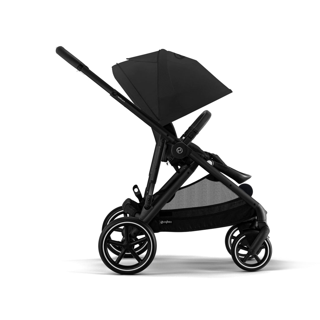 CYBEX Gazelle S Double Pushchair - Moon Black - Pramsy