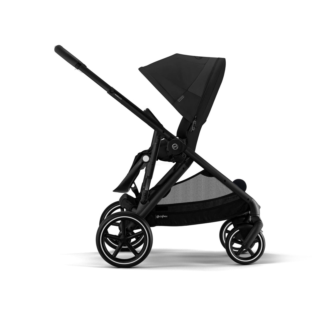 CYBEX Gazelle S Double Pushchair - Moon Black - Pramsy