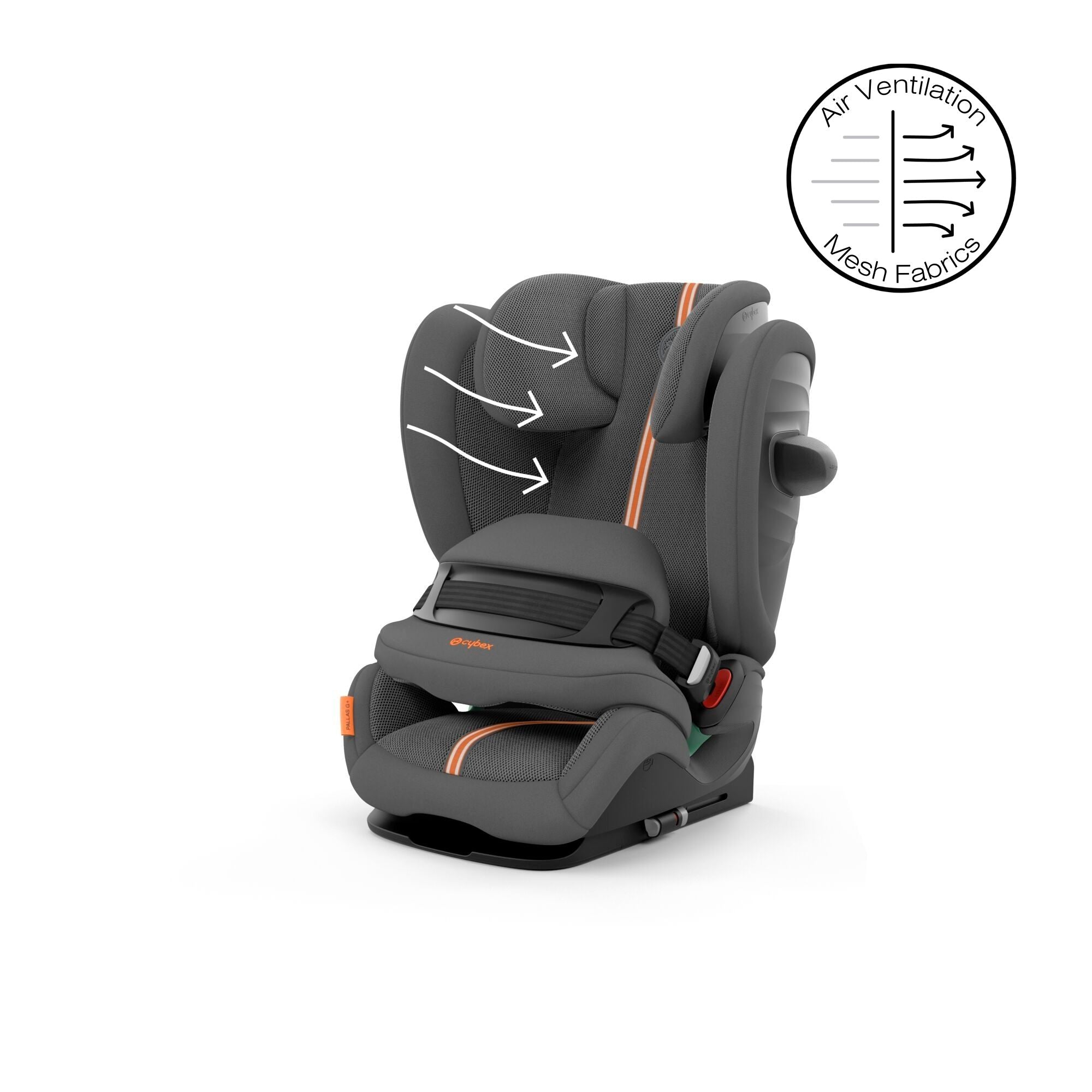 CYBEX Pallas G i-Size Plus Car Seat - Lava Grey – Pramsy
