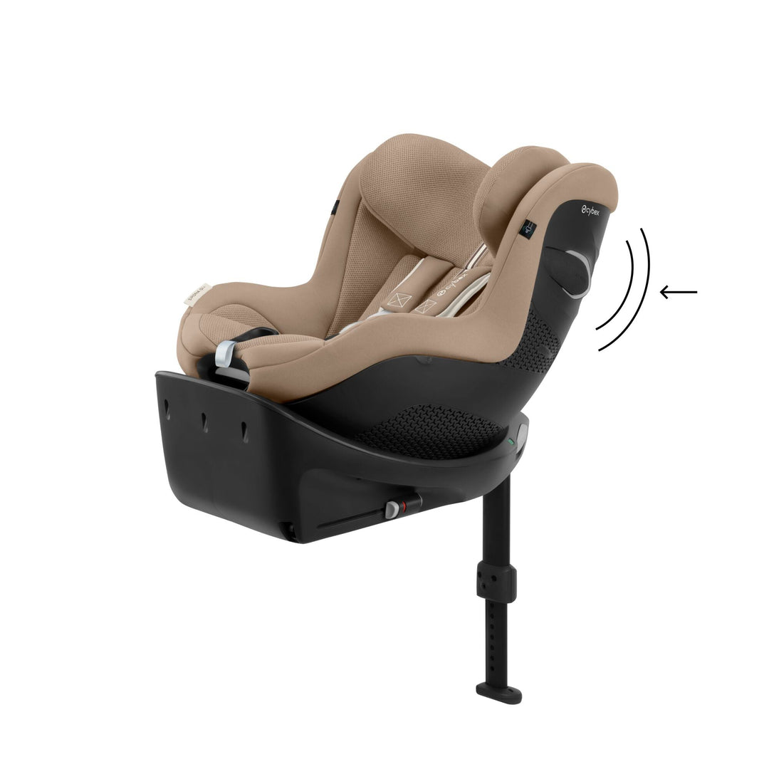 CYBEX Sirona Gi i - Size Plus 360 Rotating Car Seat - Almond Beige - Pramsy