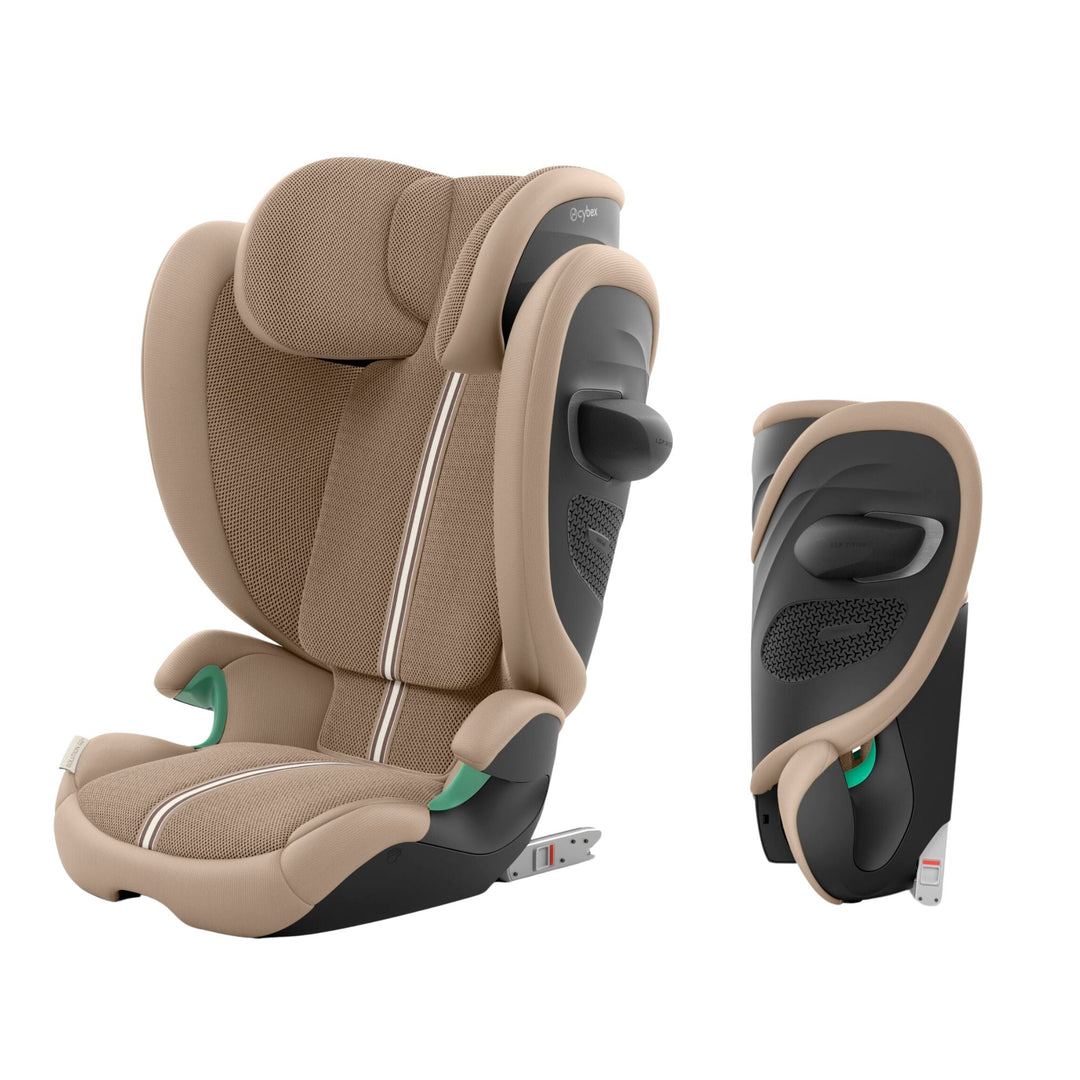 CYBEX Solution G2 i - Size Plus Folding Car Seat - Almond Beige - Pramsy