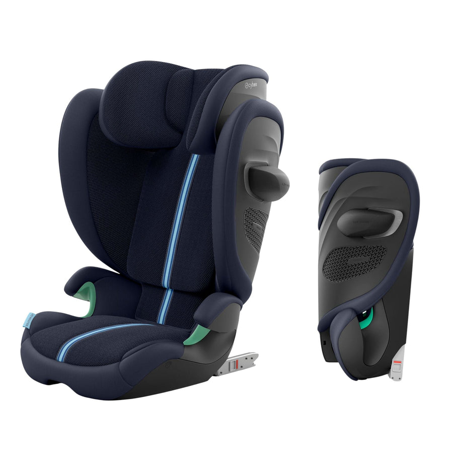 CYBEX Solution G2 i - Size Plus Folding Car Seat - Ocean Blue - Pramsy