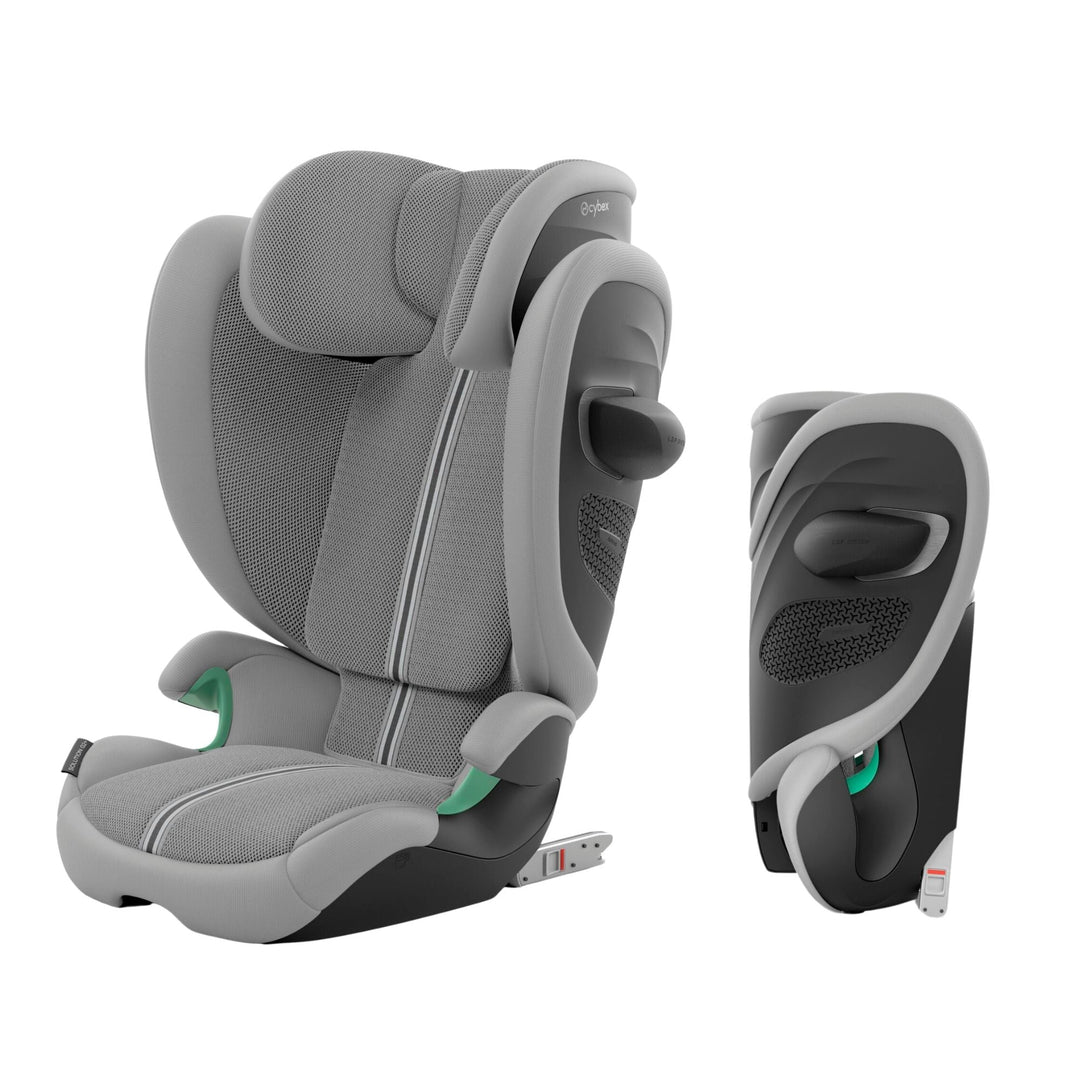 CYBEX Solution G2 i - Size Plus Folding Car Seat - Stone Grey - Pramsy