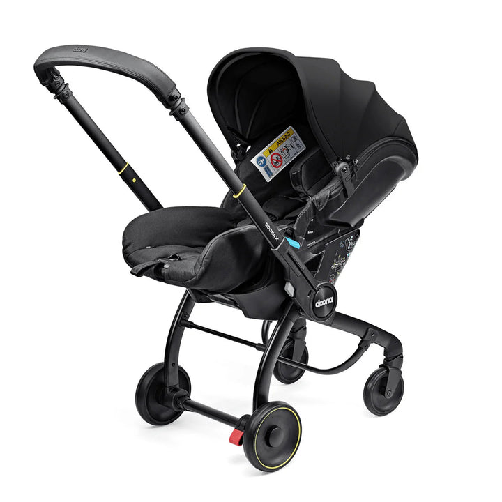 Doona X Car Seat & Stroller + ISOFIX Base - Nitro Black - Pramsy