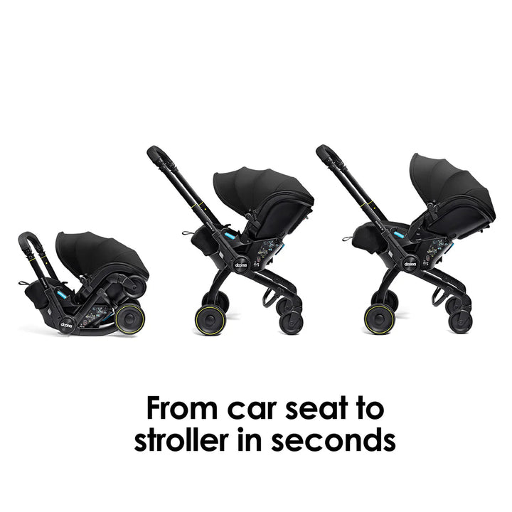 Doona X Car Seat & Stroller - Nitro Black - Pramsy