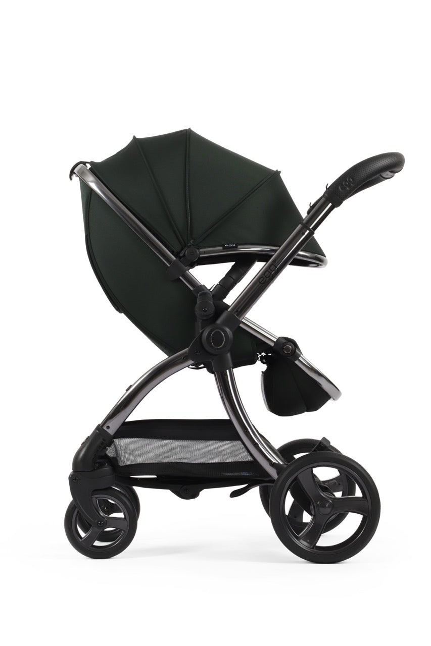 Egg3 Stroller - Black Olive - Pramsy