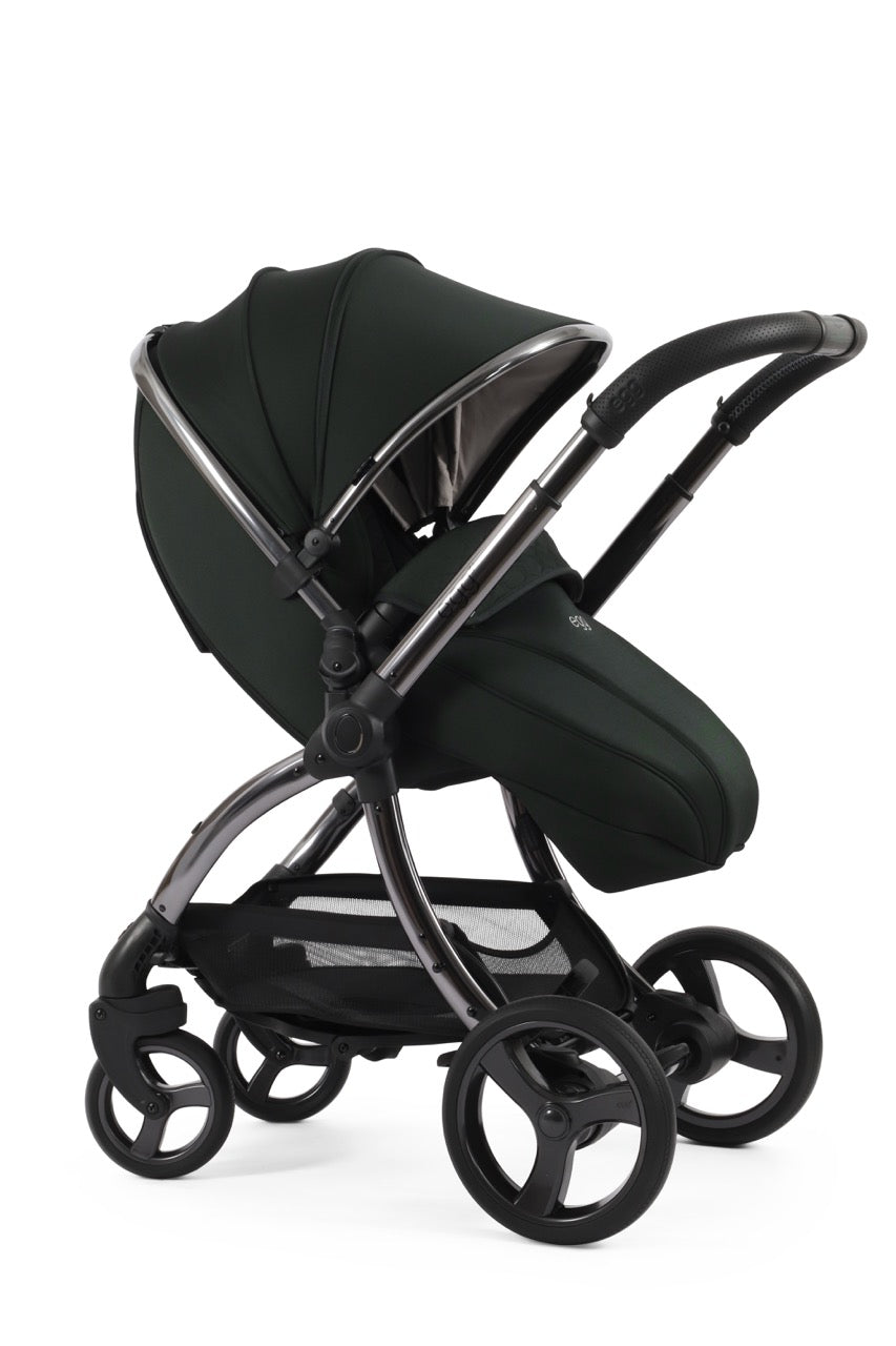 Egg3 Stroller - Black Olive - Pramsy