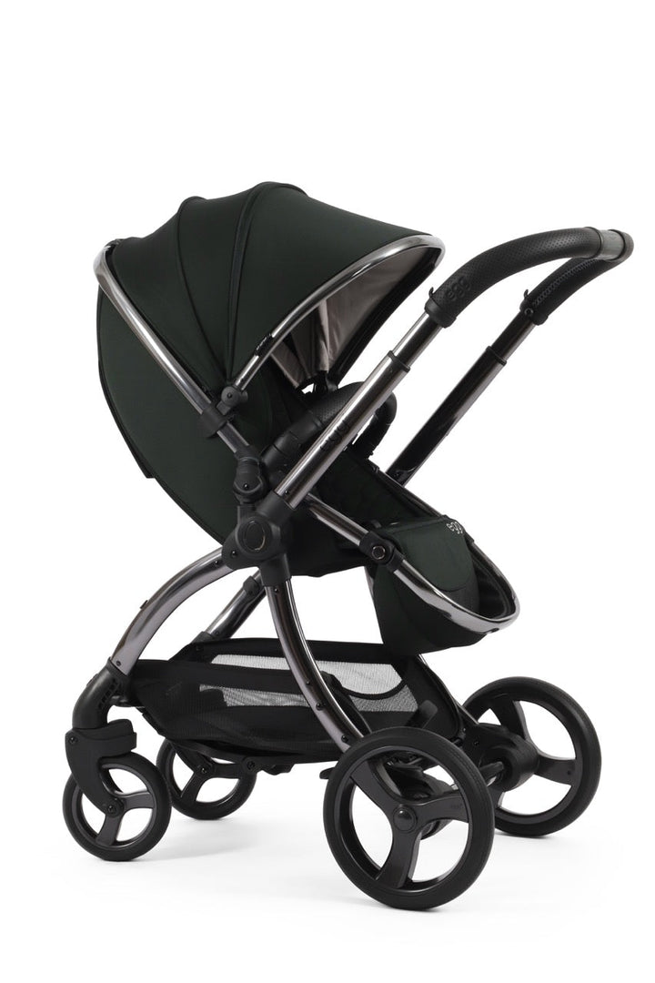 Egg3 Stroller & Carrycot - Black Olive - Pramsy