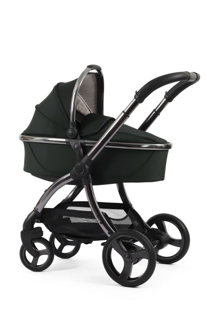 Egg3 Stroller & Carrycot - Black Olive - Pramsy