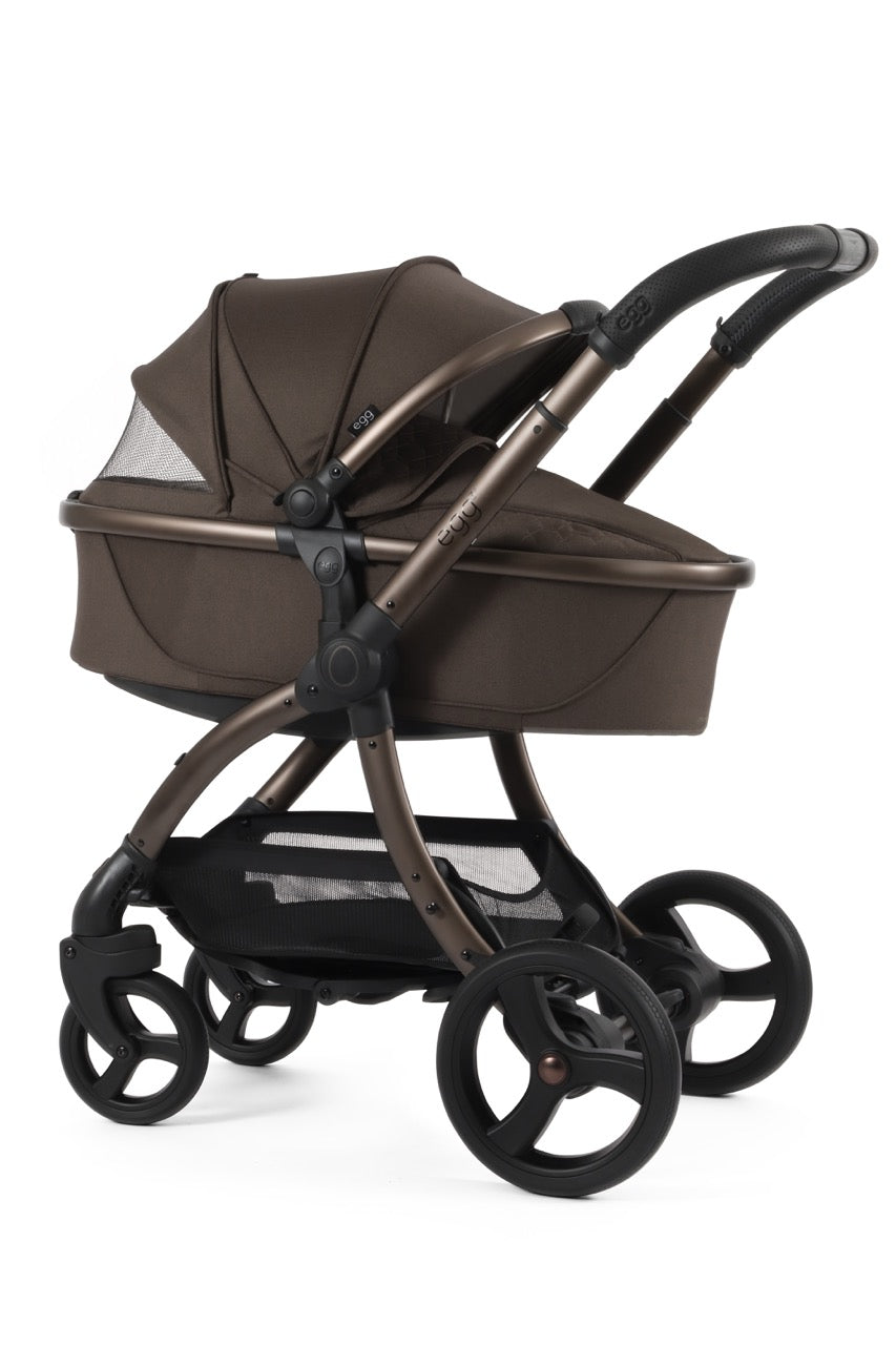 Egg3 Stroller & Carrycot - Chocolate Velvet - New 2025 - Pramsy