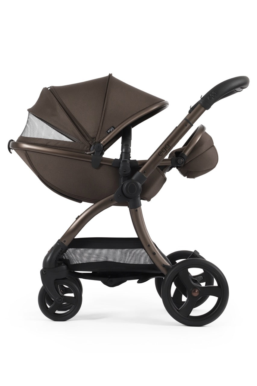 Egg3 Stroller & Carrycot - Chocolate Velvet - New 2025 - Pramsy