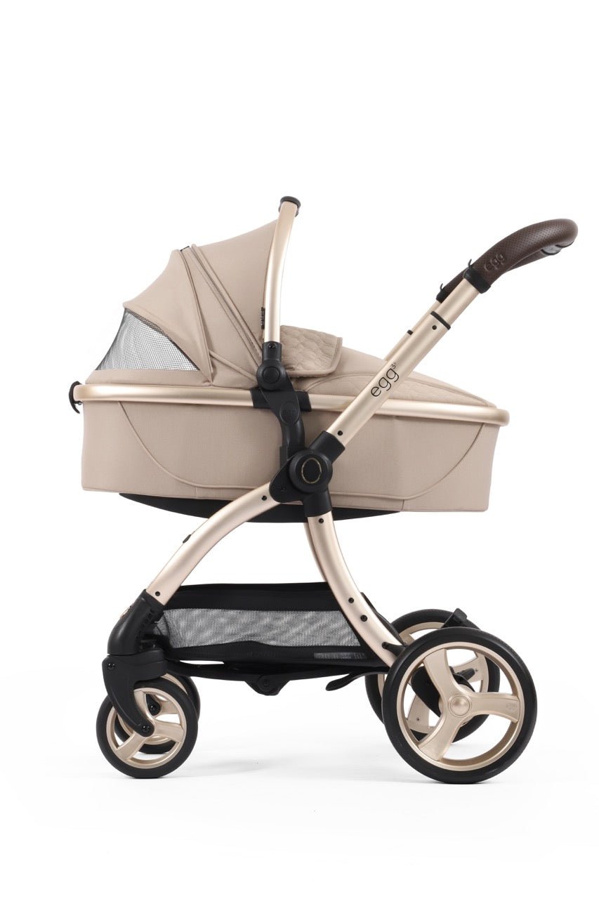 Egg3 Stroller & Carrycot - Feather - Pramsy