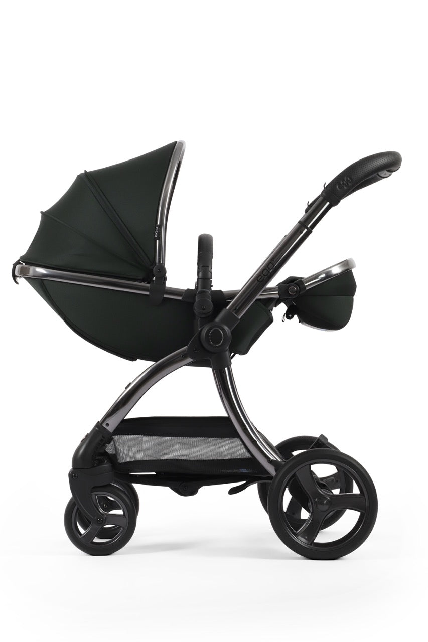 Egg3 Stroller & Carrycot Snuggle Bundle - Black Olive - Pramsy